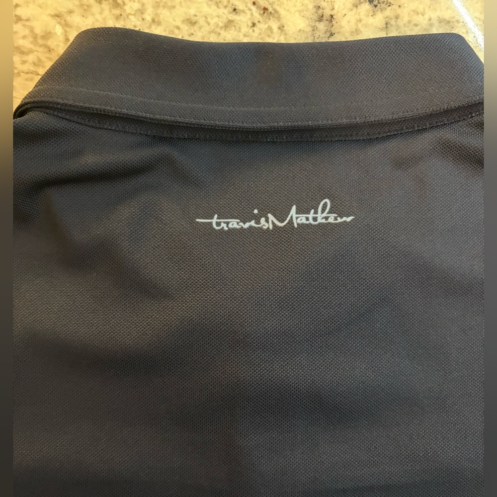 Travis Mathew Dark Navy Polo Size Medium - Picture 4 of 4